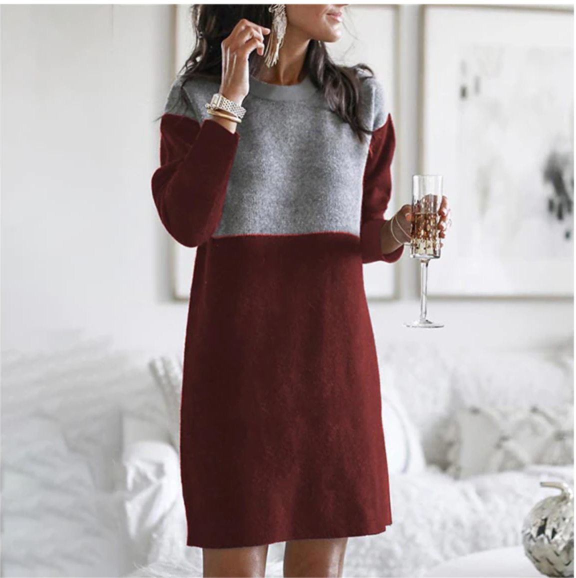 Sia Women's Sweater Dress