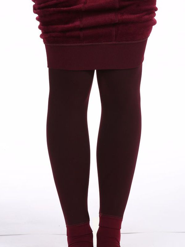 SVOKOR Winter Leggings Knitting Velvet Leggings High Elastic Thicken Warm Pants Skinny Pants For Women Leggins Comfortable