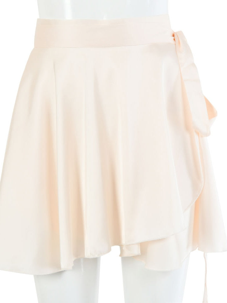 Fantoye Casual Satin Two Piece Dress Set For Women White O-neck Button Top Bandage Mini Pencil Skirts Outfits Fashion Party Suit