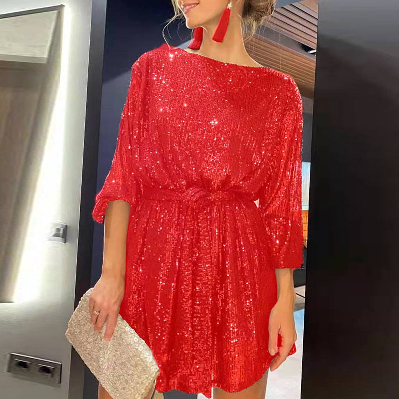 Raven Women's Sequin Dress