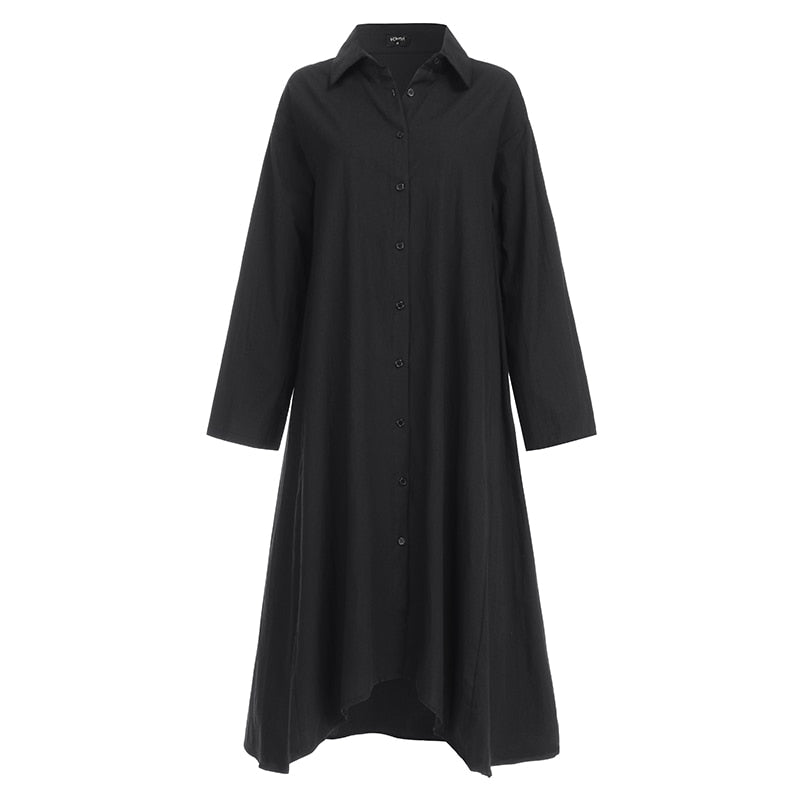Meredith Buttoned Women's Shirt Dress