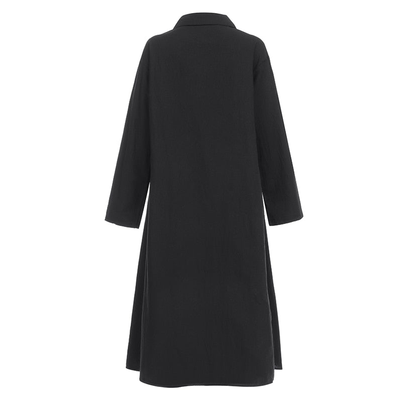 Meredith Buttoned Women's Shirt Dress