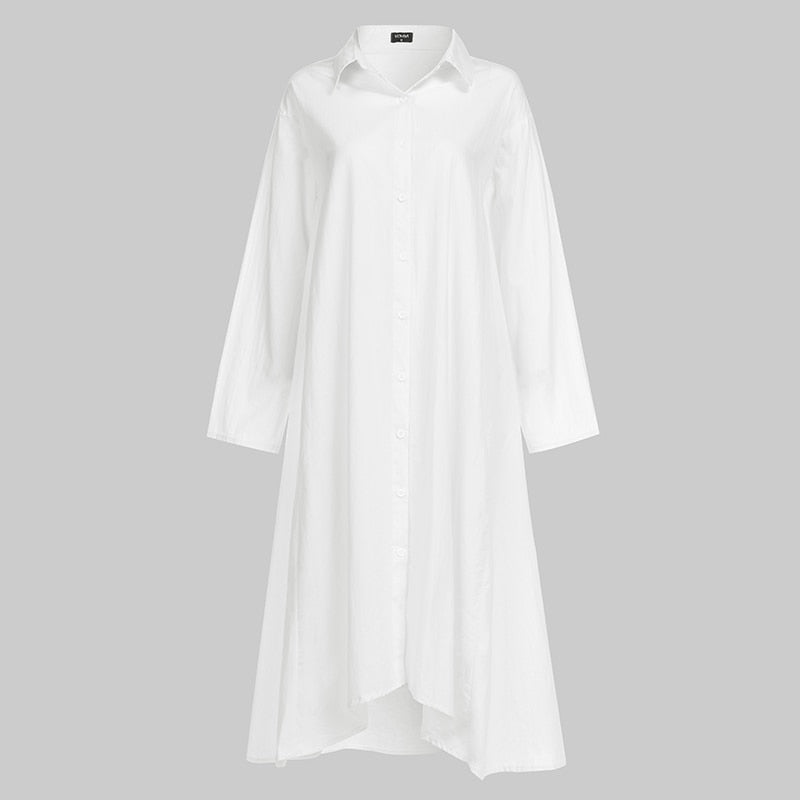 Meredith Buttoned Women's Shirt Dress