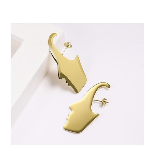 Gold Shadow Earrings