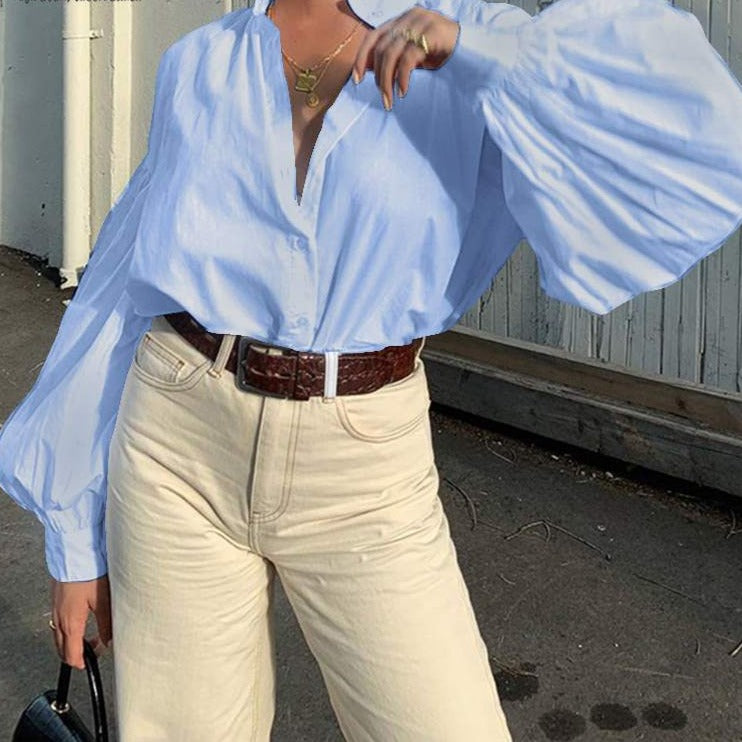 Callas Women's Puff Sleeves Shirt