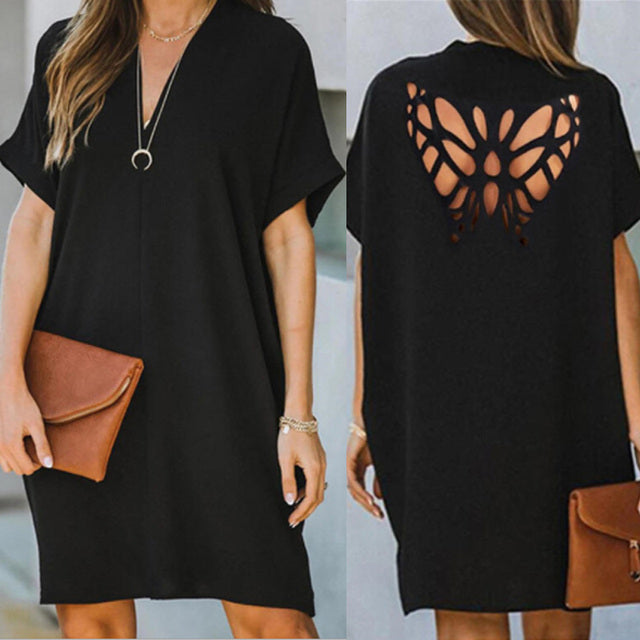 Butterfly Midi Summer Dress