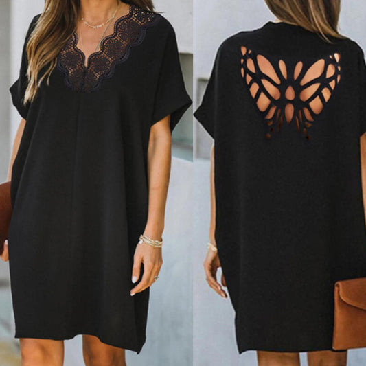 Butterfly Midi Summer Dress