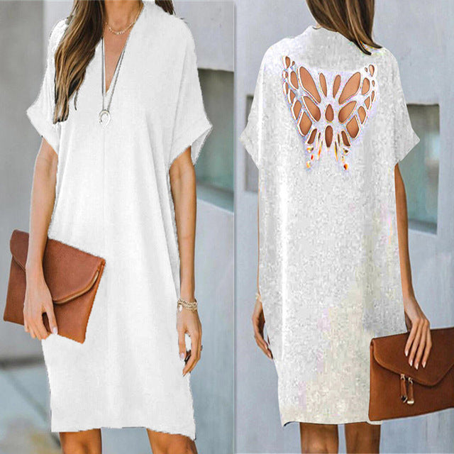 Butterfly Midi Summer Dress