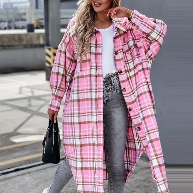 Janne Oversized Women's Collared Shirt