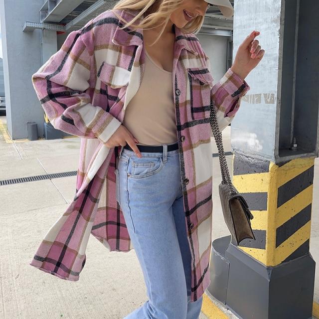 Janne Oversized Women's Collared Shirt