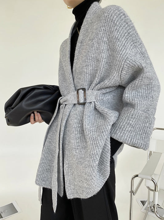 Laurel Women's Belted Cardigan Sweater