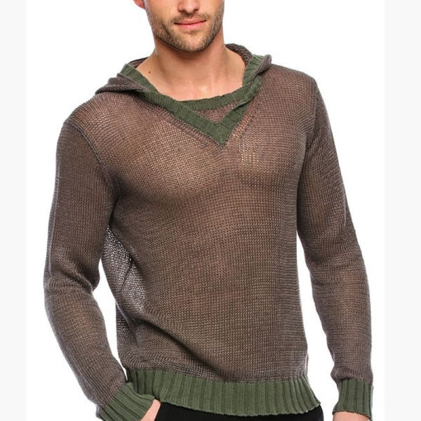 Samuel Men's Hood Sheer Sweater