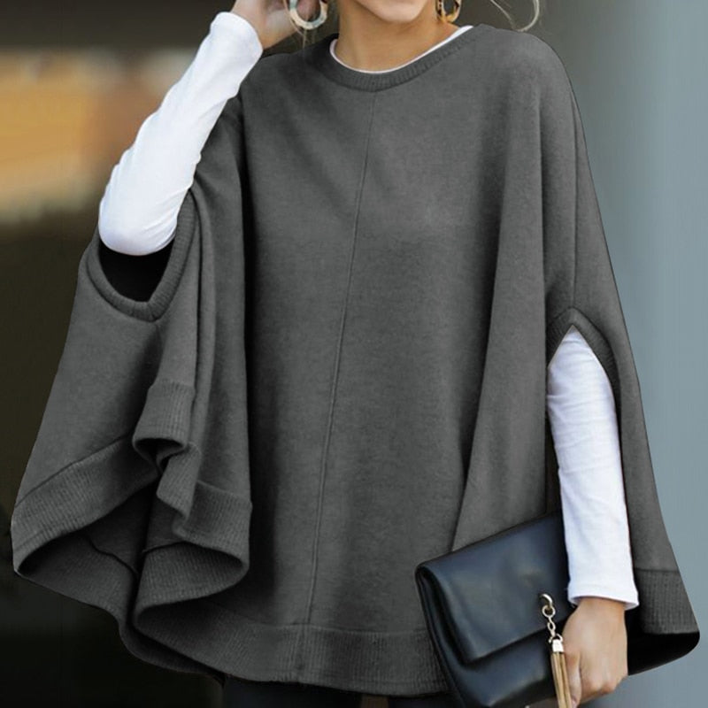 Angela Women's Poncho Sweater