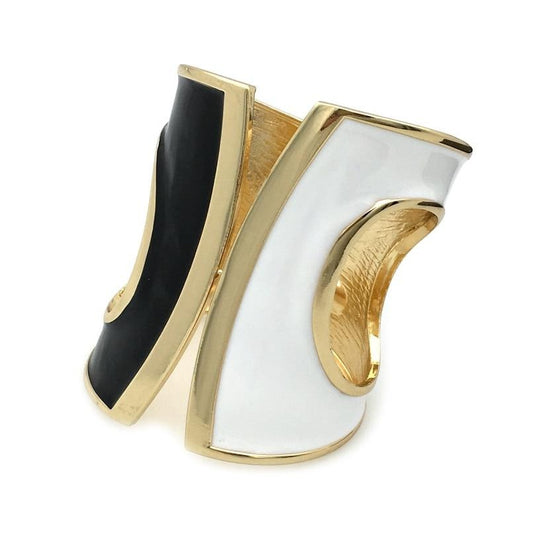 Veronika Enamel Cuff Bracelet
